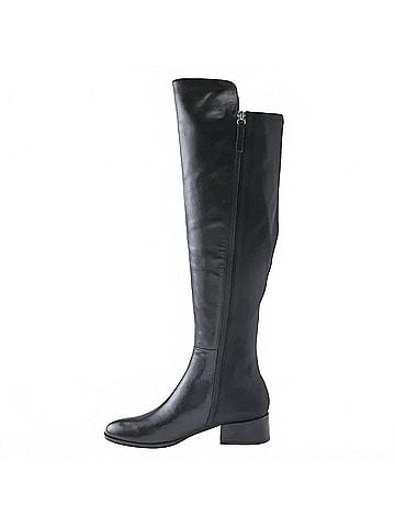 Spring Step Women's Rider Over-The-Knee Soft Leather Boot in Black (view 2)