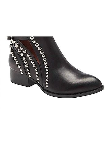 Jeffrey Campbell Women's Rylance Studded Bootie in Black (view 2)