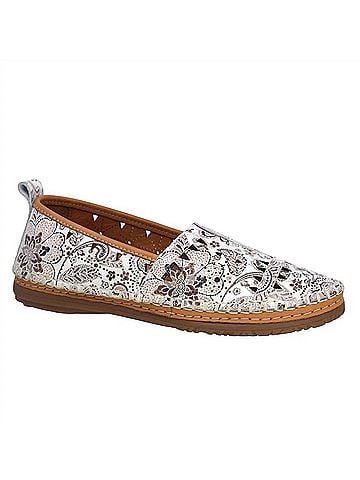 Everly Women's Emily Shoes in White Floral (view 1)