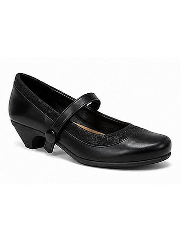Naot Women's Trendy Mary Jane Shoes in Black/Gloss &amp; Lace Combo (view 1)
