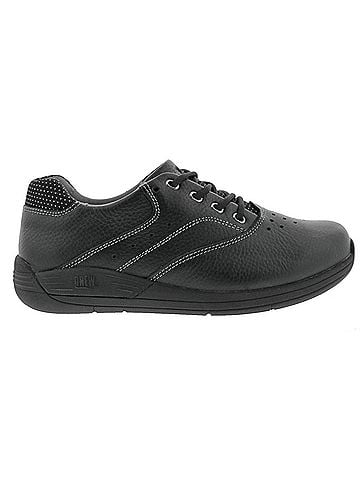 Drew Women's Tour Oxford Walking Shoes in Black Leather (view 1)