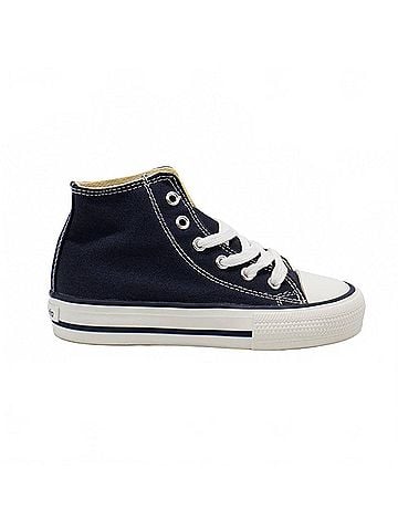 Victoria Boy's High-Top Lace-Up Sneakers in Marino (view 1)