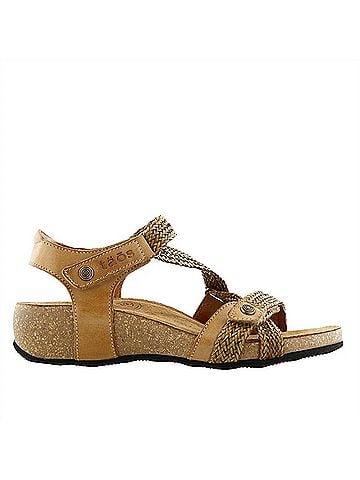 Taos Women's Trulie Wedge Sandals in Camel (view 2)
