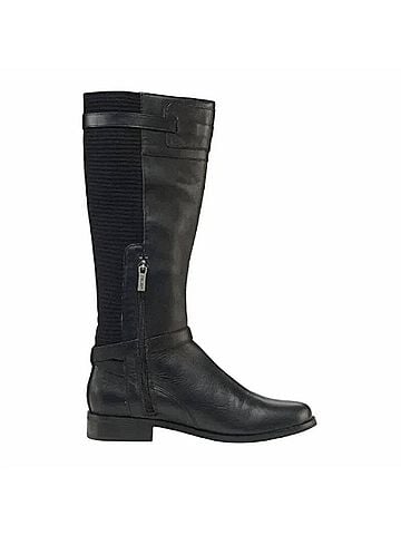 Aetrex Women's Chelsea High Riding Boots in Black (view 1)