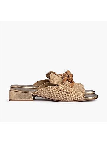 Pedro Garcia Women's Enna Sandal in Natural Burlap (view 1)