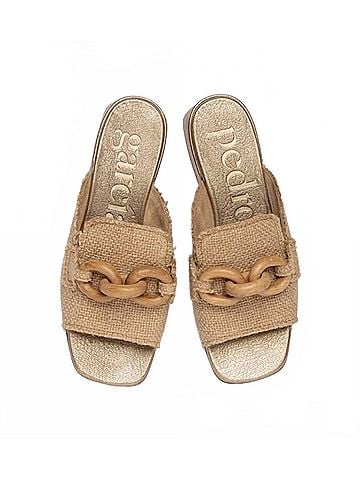 Pedro Garcia Women's Enna Sandal in Natural Burlap (view 2)