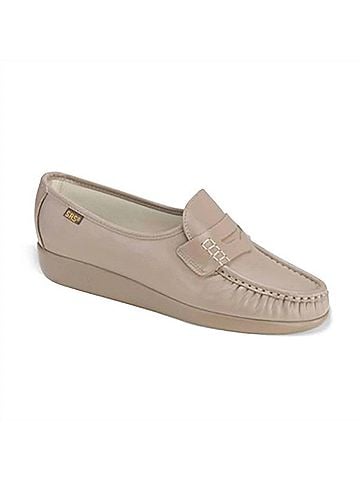 SAS Women's Classic Slip On Moccasin in Mocha (view 2)