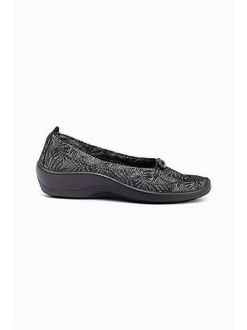 Arcopedico Women's Cabrera Flat in Black Palm (view 1)