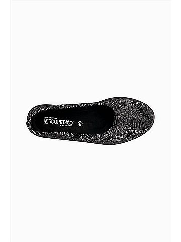 Arcopedico Women's Cabrera Flat in Black Palm (view 2)