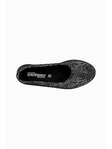 Arcopedico Women's Cabrera Flat in Black Palm (view 2)