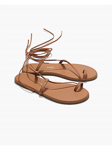 TKEES Women's Jo Wrap Sandal in Hazelton (view 1)