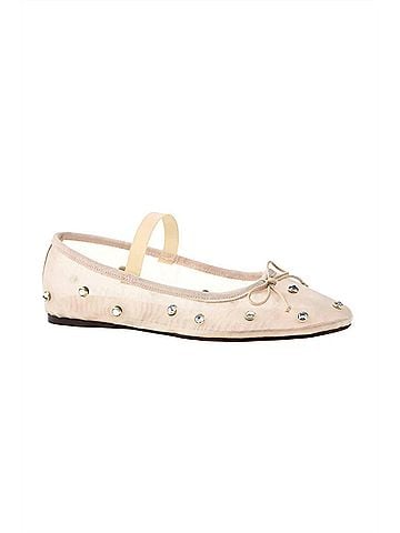 Chinese Laundry Women's Adette Stone Mesh Flat Shoes in Nude (view 1)