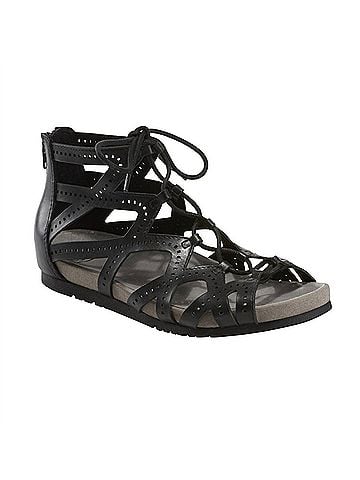 Earth Origins Women's Linden Lehi Sandal in Black (view 1)