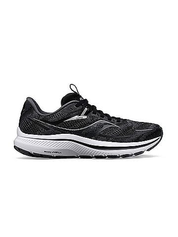 Saucony Women's Omni 21 Running Shoes in Black/White (view 1)