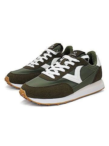 Victoria Women's Astro Monochrome Nylon Sneakers in Khaki (view 2)