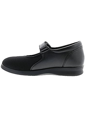 Drew Women's Bloom Ii Shoes in Black Calf/Strech (view 2)