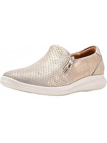 Clarks Women's Lynell Sky Sneakers in Metallic (view 2)