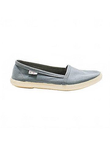 Victoria Women's Slip On Cotton Flat Shoes in Antracita (view 1)