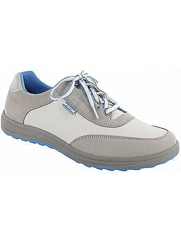 SAS Women's Sporty Lace Up Sneaker in Gray/White (view 1)
