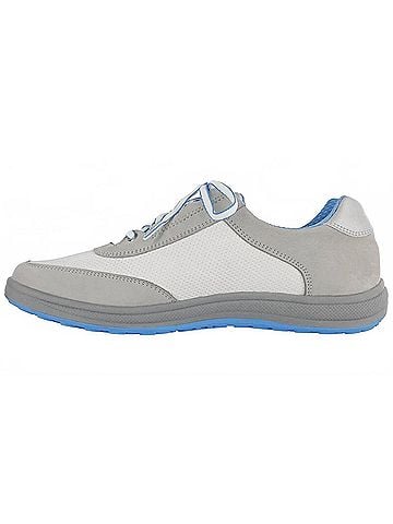 SAS Women's Sporty Lace Up Sneaker in Gray/White (view 2)