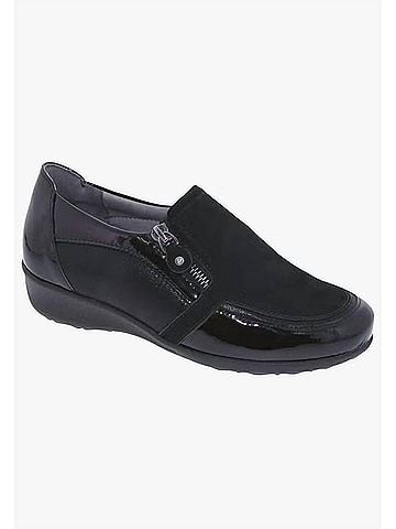 Drew Women's Padua Flats in Black Combo (view 1)