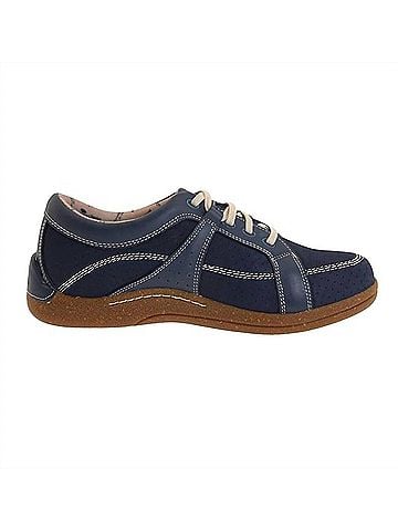 Drew Women's Geneva Casual Shoes - Wide in Denim Leather/Nubuck (view 1)