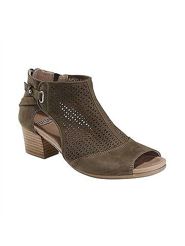 Earth Origins Women's Ivy Sahara Heels in Dark Olive Suede (view 1)