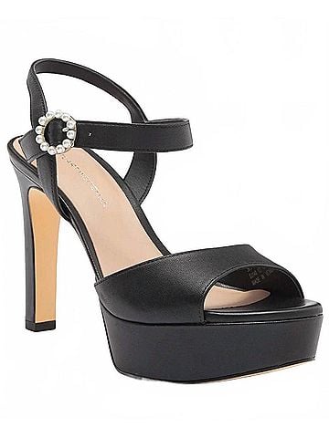 Stuart Weitzman Women's Piper Platform Sandal in Black (view 1)