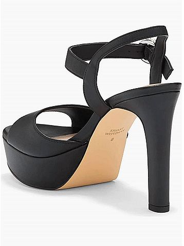 Stuart Weitzman Women's Piper Platform Sandal in Black (view 2)