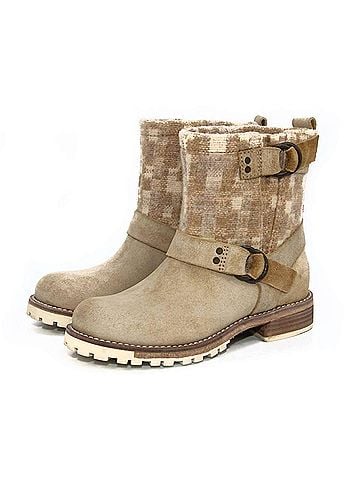 Woolrich Women's Baltimore Harness Boots in Teak (view 2)