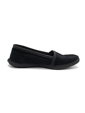 Victoria Women's Slip On Cotton Flat Shoes in Negro (view 1)