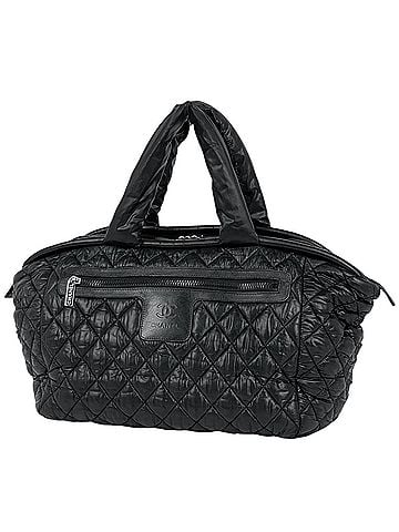 Chanel Chanel CHANEL Handbag Coco Cocoon Mini Boston Mark Nylon Black A47205 Women's (view 1)