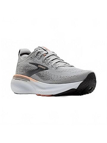 Brooks Women's Adrenaline 25 Shoes in Grey/Blackened Pearl/Coral (view 1)