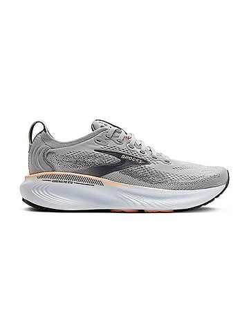 Brooks Women's Adrenaline 25 Shoes in Grey/Blackened Pearl/Coral (view 2)