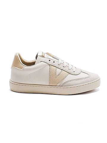 Victoria Women's Berlin Faux Split Leather Cyclist Shoes in Hielo (view 1)