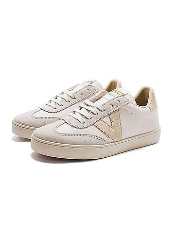 Victoria Women's Berlin Faux Split Leather Cyclist Shoes in Hielo (view 2)