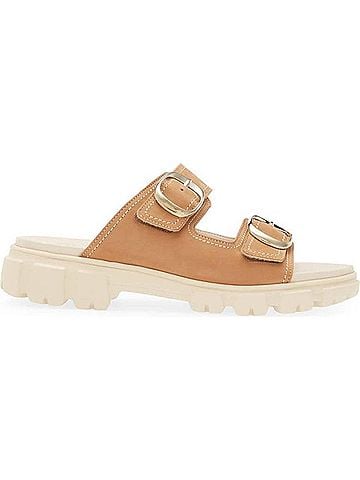 Paul Green Women'S Marina Slide Sandals in Sisal Royal Nubuck (view 1)