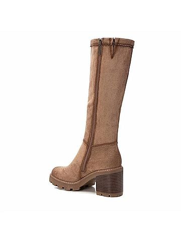 Refresh Women's Casual Suede Boots in Light Brown (view 2)