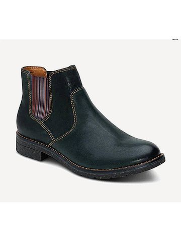 Aetrex Women's Kaylee Arch Support Chelsea Boots in Dark Green (view 2)