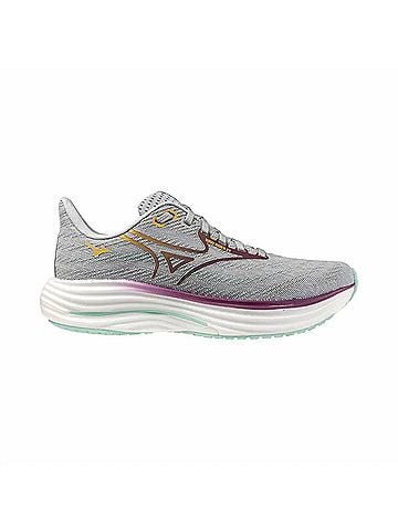 Mizuno Women's Wave Rider 29 Running Shoes in Harbor Mist/Dark Purple (view 1)