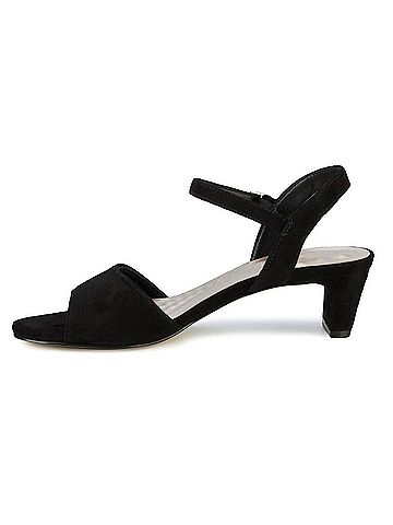 Ros Hommerson Women's Lydia Strap Sandal in Black (view 2)