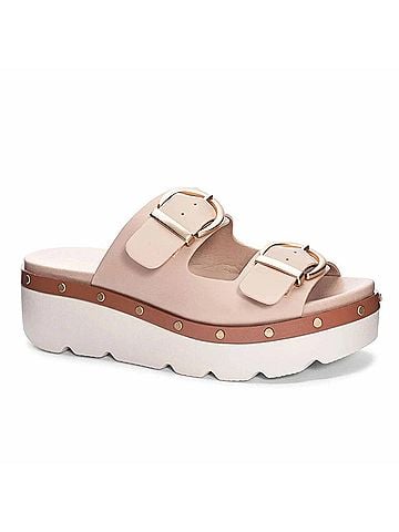 Chinese Laundry Women's Surfs Up Sandal in Beige (view 1)