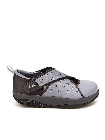 Jambu Women's Millie Vegan Slip On Sneaker in Grey (view 1)