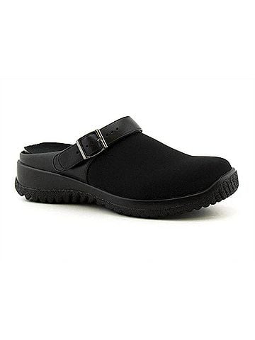 Drew Women's Savannah Clog in Black/Black/Strech (view 1)