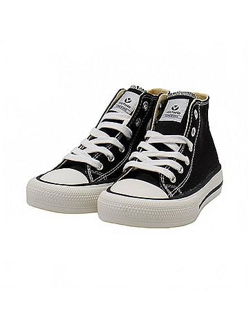 Victoria Boy's High-Top Lace-Up Sneakers in Black (view 2)