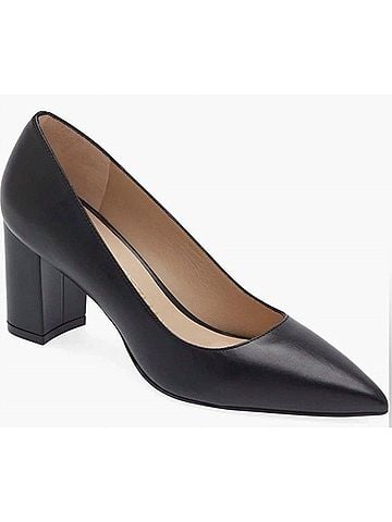 Stuart Weitzman Women's Linsi 75 Block Pump Heels in Black (view 1)