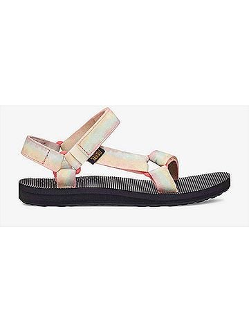 Teva Women's Original Universal Tie Dye Sorbet Lemon Sandals in Multi (view 1)