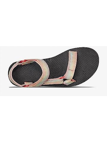 Teva Women's Original Universal Tie Dye Sorbet Lemon Sandals in Multi (view 2)