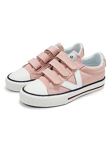 Victoria Girls' Tribu Canvas Sneakers in Skin (view 2)