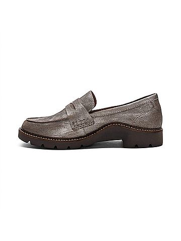 Aetrex Women's Collette Arch Support Loafer in Silver (view 2)